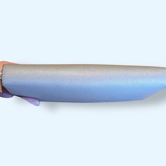 Furla 🪢 EUC Babylon Long Zip Wallet in Grey/Taupe - Picture 6 of 14